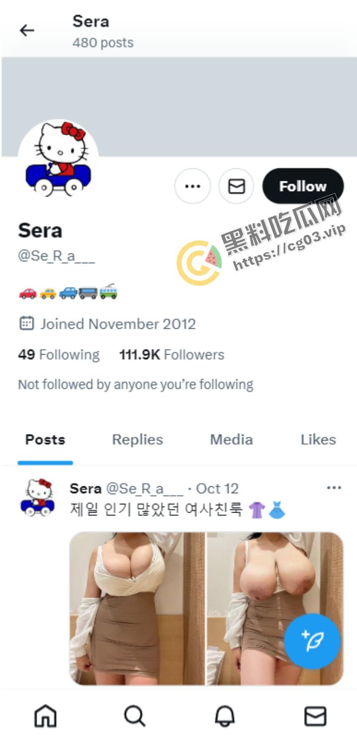 推特of【Sera】【hhh1231】韩国网黄 巨乳熟女 这车一般人真开不了 车灯比人头都大 鲍鱼超级肥 无套输出-1